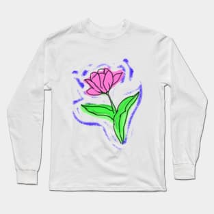 Tulip Flower Art Long Sleeve T-Shirt